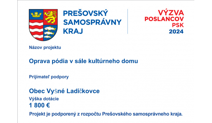 Výzva poslancov PSK 2024